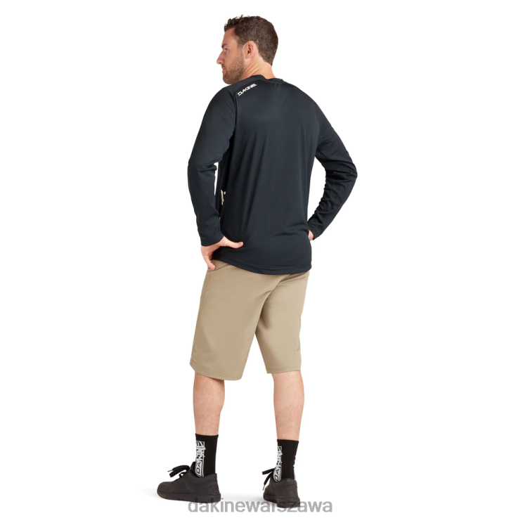 Dakine mężczyźni Koszulka rowerowa z długim rękawem Thrillium B0XJ2152 czarny odzież