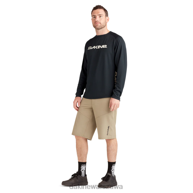 Dakine mężczyźni Koszulka rowerowa z długim rękawem Thrillium B0XJ2152 czarny odzież