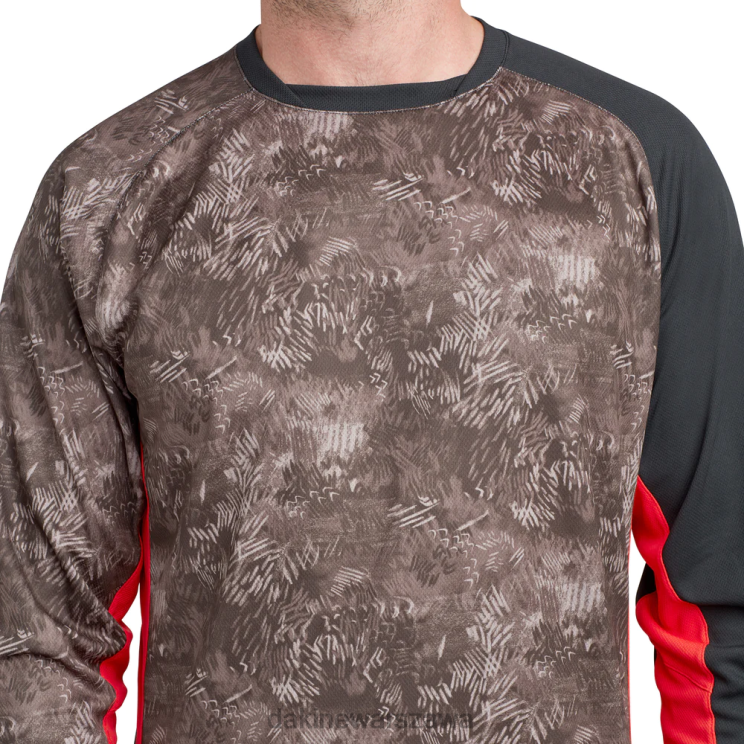 Dakine mężczyźni Koszulka rowerowa z długim rękawem Thrillium B0XJ2156 wydruk hashera odzież