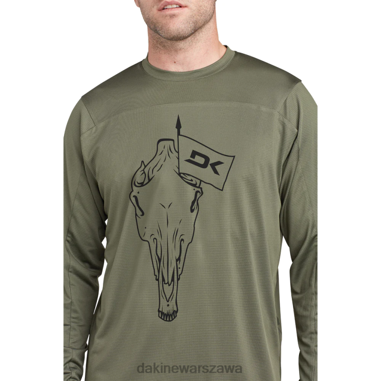 Dakine mężczyźni Koszulka rowerowa z długim rękawem syncline B0XJ2139 zielony baldachim odzież