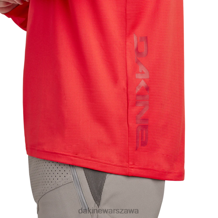 Dakine mężczyźni Koszulka rowerowa z długim rękawem syncline B0XJ2140 rozrywająca czerwień odzież