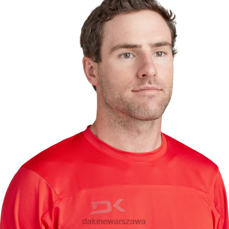 Dakine mężczyźni Koszulka rowerowa z długim rękawem syncline B0XJ2140 rozrywająca czerwień odzież