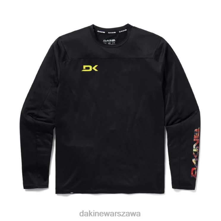 Dakine mężczyźni Koszulka rowerowa z długim rękawem syncline B0XJ2143 czarna ewolucja odzież