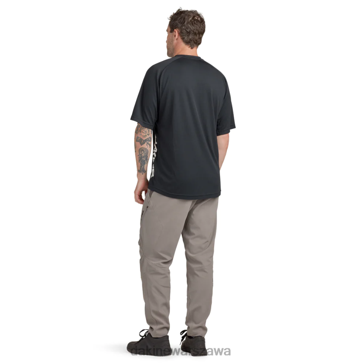 Dakine mężczyźni Koszulka rowerowa z krótkim rękawem Thrillium B0XJ2163 czarny/biały ok odzież