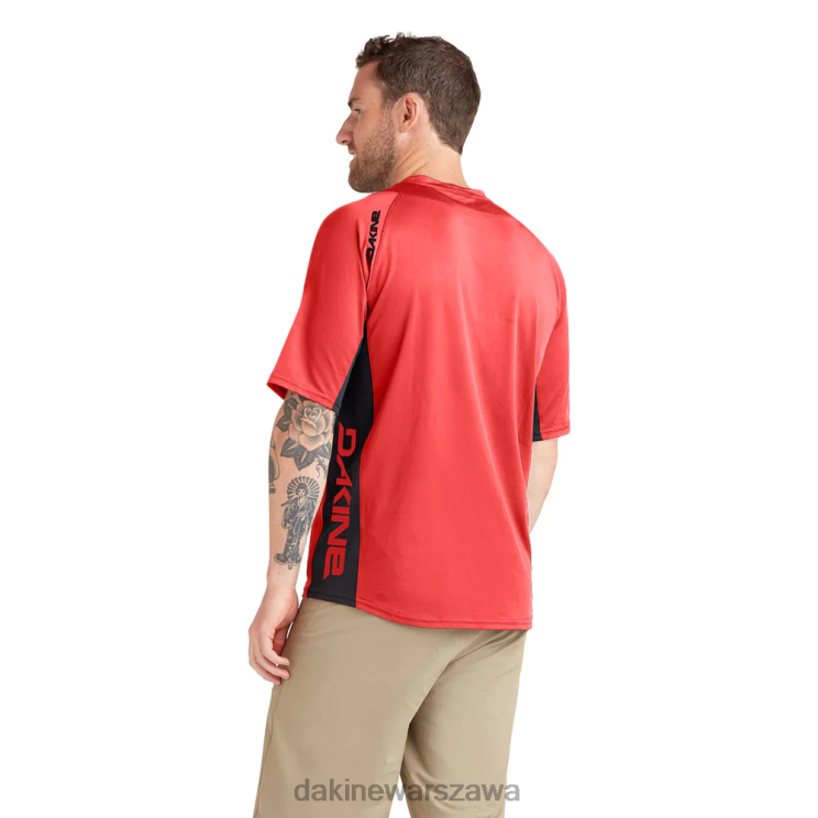 Dakine mężczyźni Koszulka rowerowa z krótkim rękawem Thrillium B0XJ2167 bezpieczna czerwień odzież