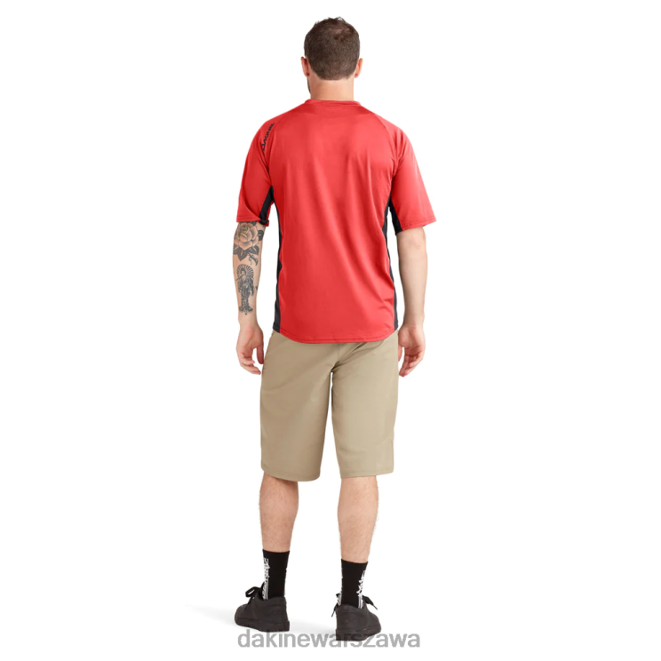 Dakine mężczyźni Koszulka rowerowa z krótkim rękawem Thrillium B0XJ2167 bezpieczna czerwień odzież