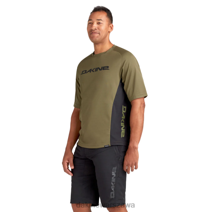 Dakine mężczyźni Koszulka rowerowa z krótkim rękawem Thrillium B0XJ2168 Oliwa odzież