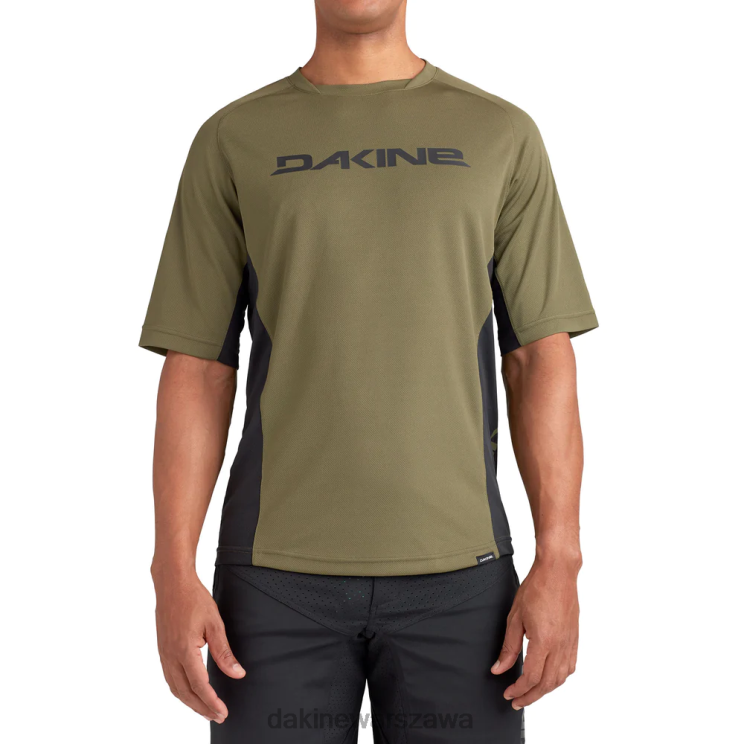 Dakine mężczyźni Koszulka rowerowa z krótkim rękawem Thrillium B0XJ2168 Oliwa odzież