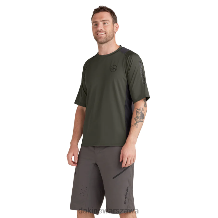 Dakine mężczyźni Koszulka rowerowa z krótkim rękawem Vectra B0XJ2171 torf zielony odzież