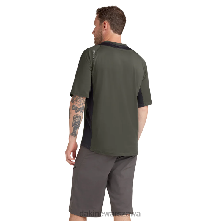 Dakine mężczyźni Koszulka rowerowa z krótkim rękawem Vectra B0XJ2171 torf zielony odzież