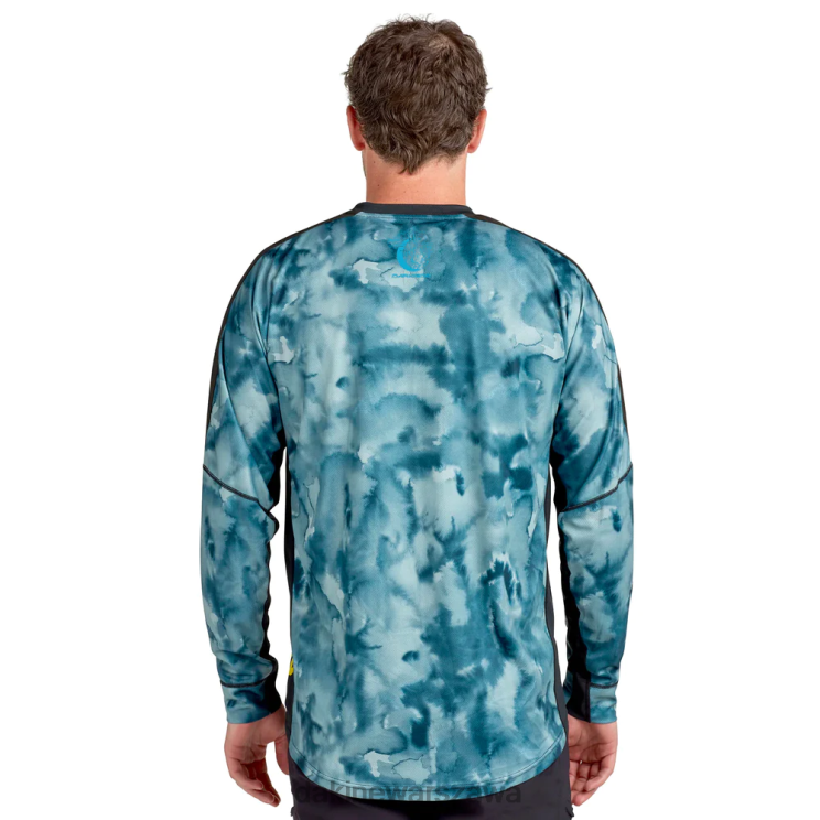 Dakine mężczyźni koszulka z długim rękawem Darkside B0XJ2157 nadruk w kolorze indygogo odzież