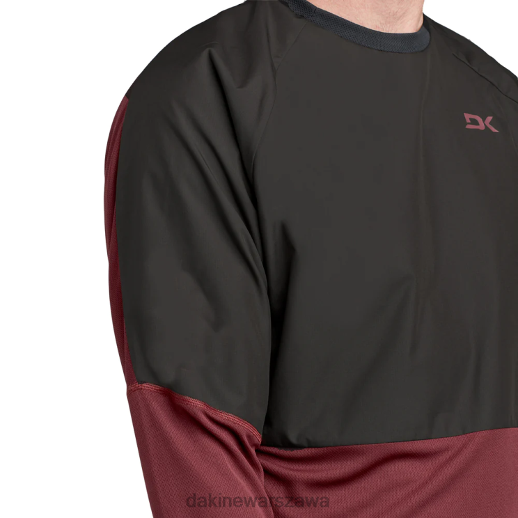 Dakine mężczyźni koszulka z długim rękawem Darkside B0XJ2158 bordowe lądowanie odzież