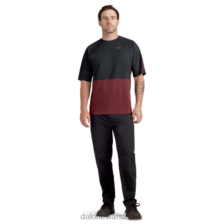 Dakine mężczyźni koszulka z krótkim rękawem Darkside B0XJ2159 bordowe lądowanie odzież