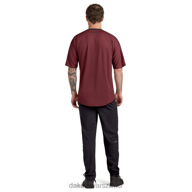 Dakine mężczyźni koszulka z krótkim rękawem Darkside B0XJ2159 bordowe lądowanie odzież