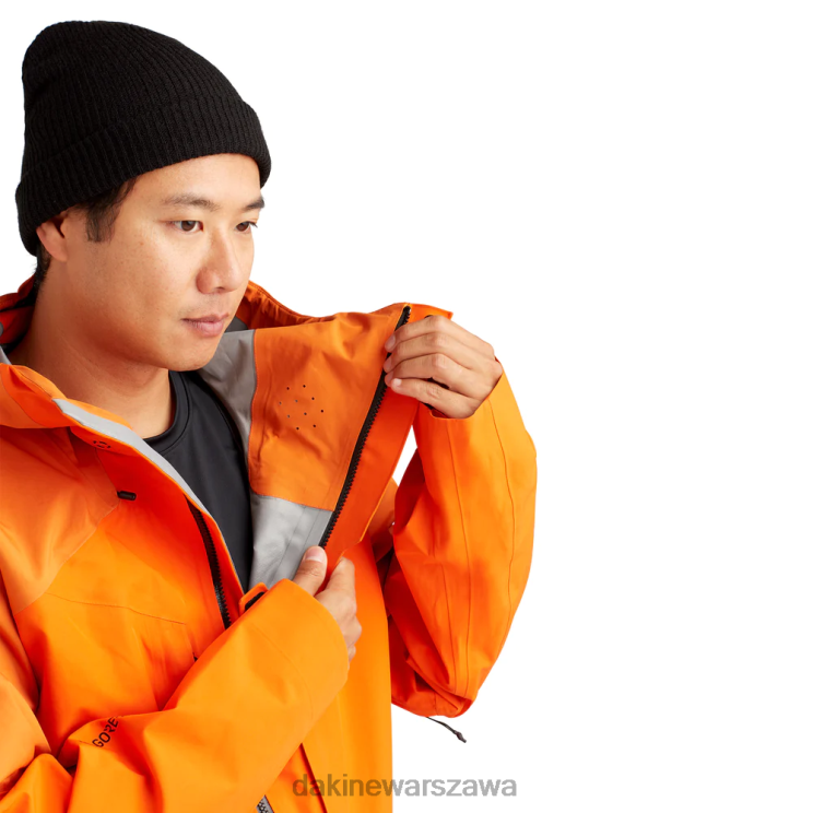 Dakine mężczyźni Kurtka Stoker Gore-Tex 3L B0XJ21 płomienna pomarańcza odzież