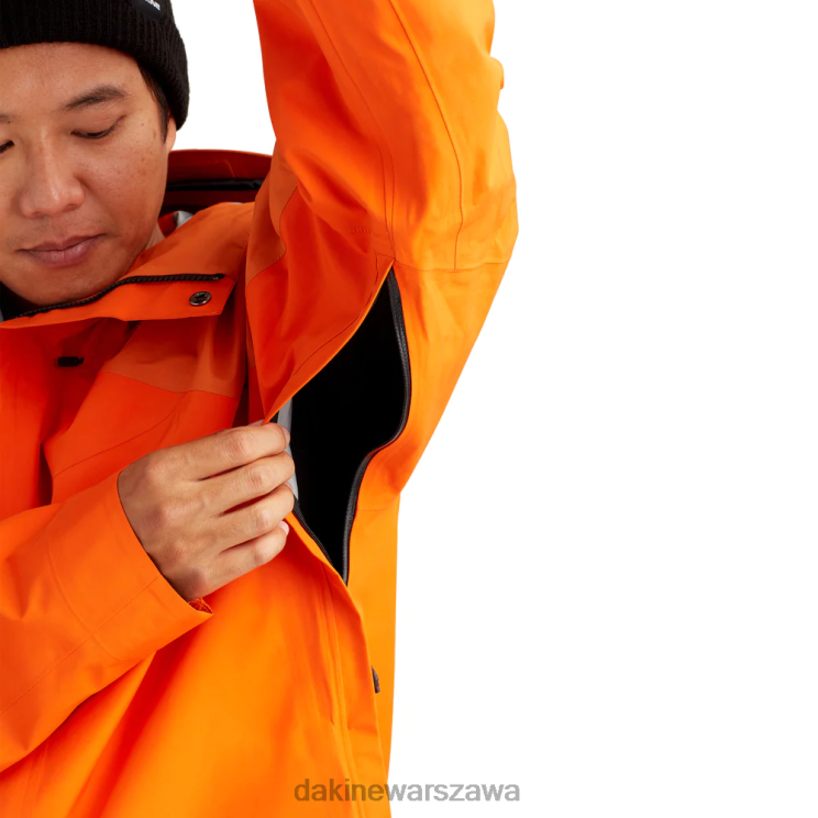Dakine mężczyźni Kurtka Stoker Gore-Tex 3L B0XJ21 płomienna pomarańcza odzież