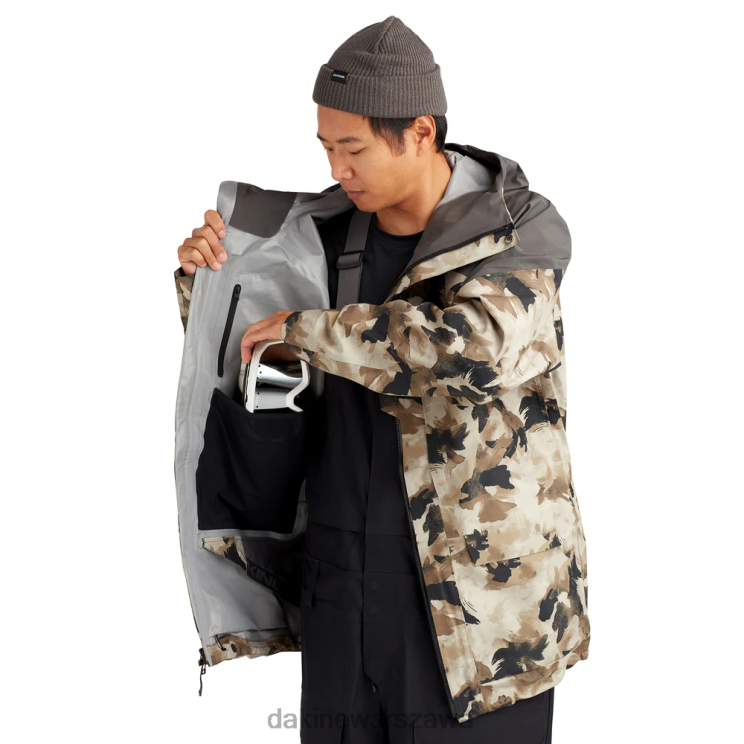 Dakine mężczyźni Kurtka Stoker Gore-Tex 3L B0XJ23 kamuflaż terenowy odzież