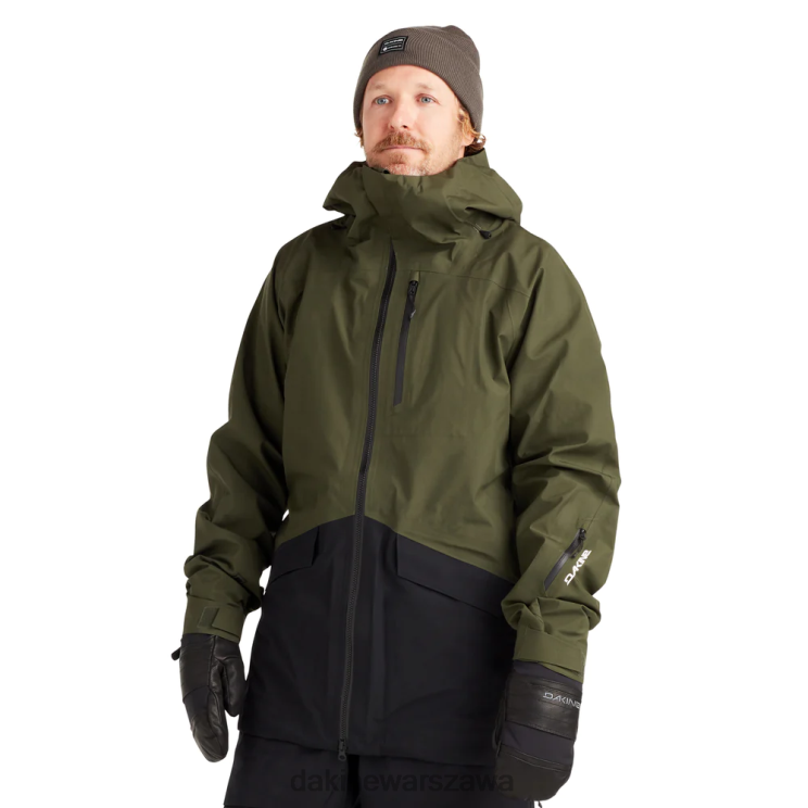 Dakine mężczyźni Kurtka Stoker Gore-Tex 3L B0XJ24 torf zielony odzież
