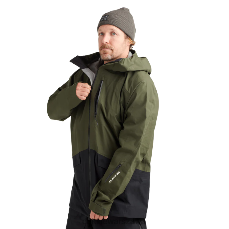 Dakine mężczyźni Kurtka Stoker Gore-Tex 3L B0XJ24 torf zielony odzież