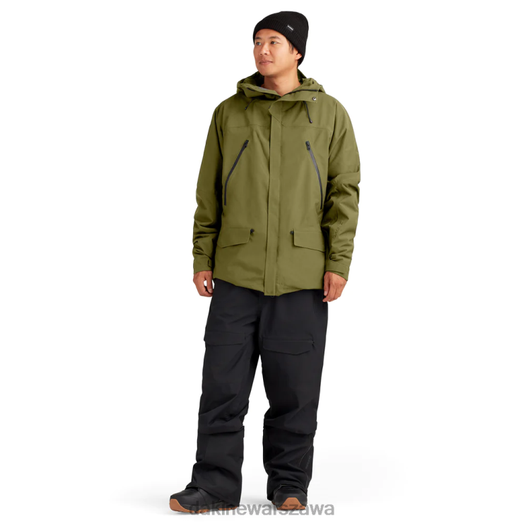 Dakine mężczyźni osiągnij izolowaną kurtkę 20 tys B0XJ219 ziemista zieleń odzież
