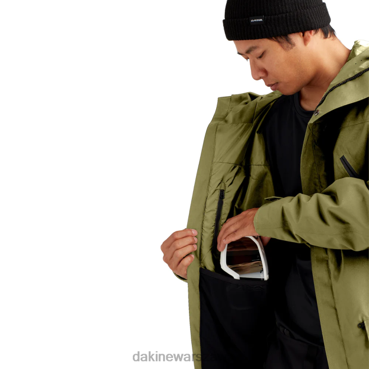 Dakine mężczyźni osiągnij izolowaną kurtkę 20 tys B0XJ219 ziemista zieleń odzież