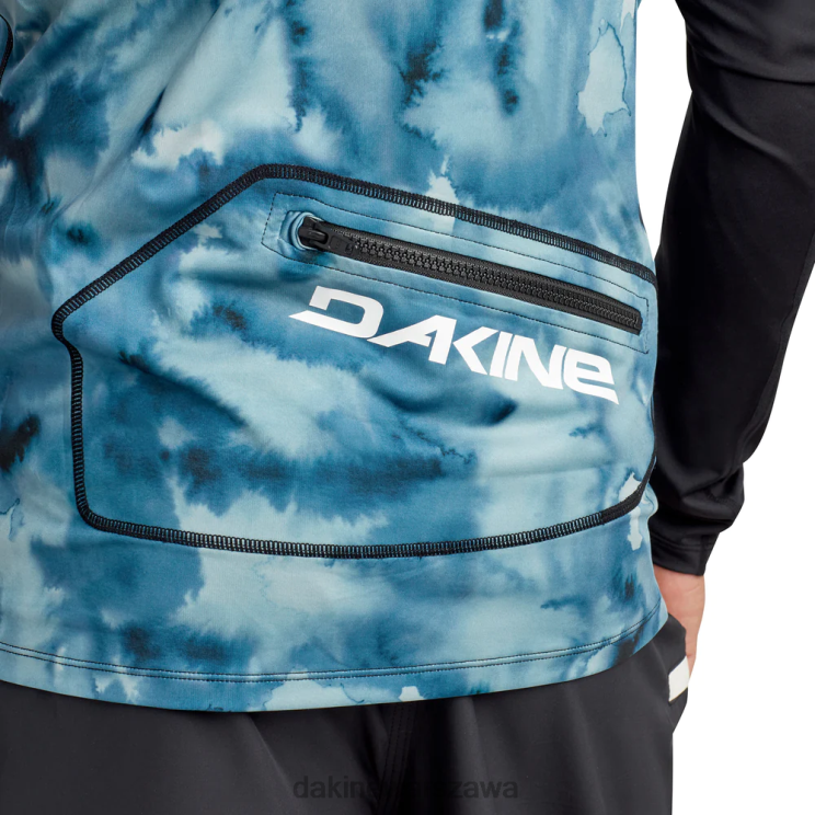 Dakine mężczyźni Dopasowana bluza z kapturem z długim rękawem, HD B0XJ2235 nadruk w kolorze indygogo odzież