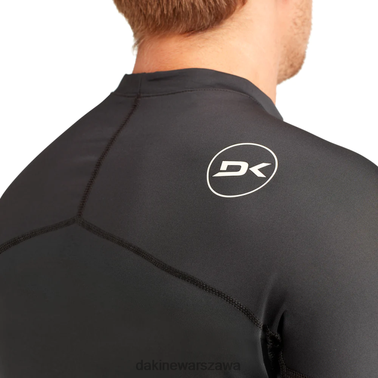 Dakine mężczyźni HD dobrze dopasowana załoga rashguard z długim rękawem B0XJ2230 czarny - 22 odzież