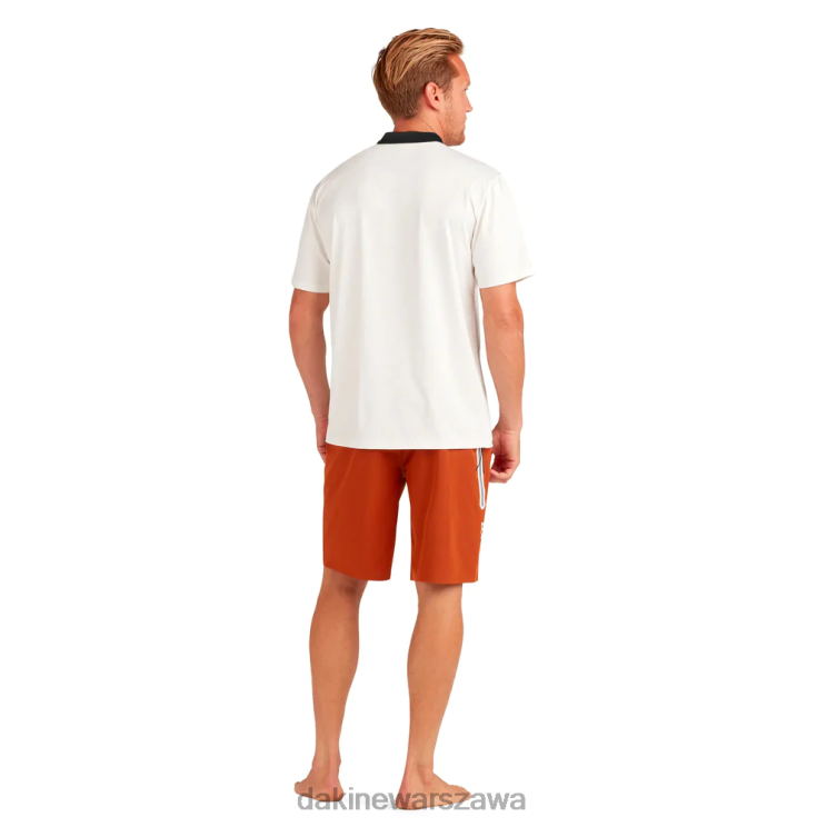 Dakine mężczyźni Korzenie luźnego kroju z krótkim rękawem rashguard B0XJ2239 surf biały/czarny odzież