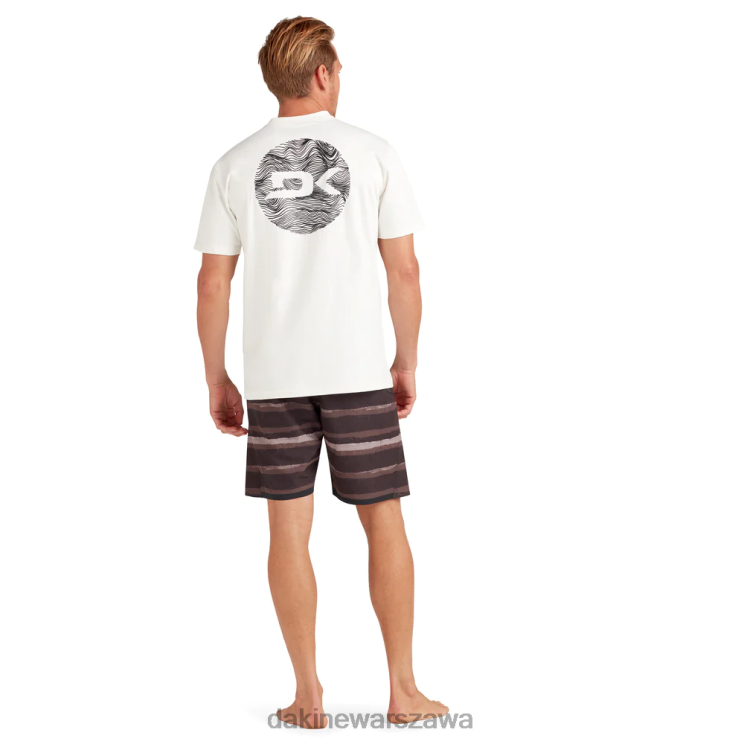 Dakine mężczyźni Mission luźny krój z krótkim rękawem rashguard załogi B0XJ2245 surfuj na biało odzież