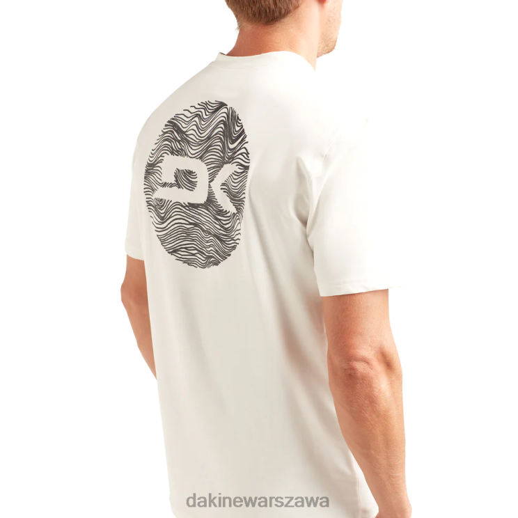 Dakine mężczyźni Mission luźny krój z krótkim rękawem rashguard załogi B0XJ2245 surfuj na biało odzież