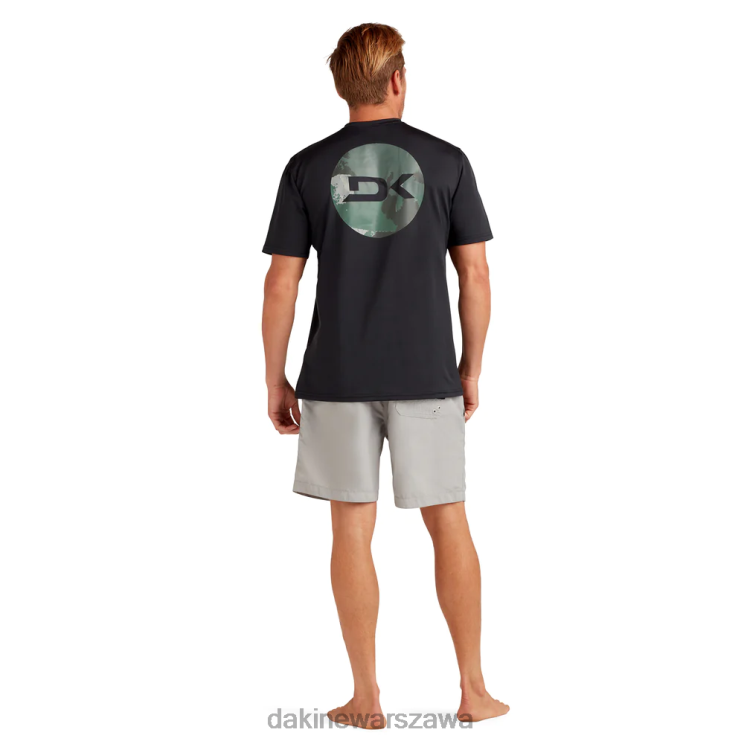 Dakine mężczyźni Mission luźny krój z krótkim rękawem rashguard załogi B0XJ2247 kamuflaż czarny / wierzchołkowy odzież