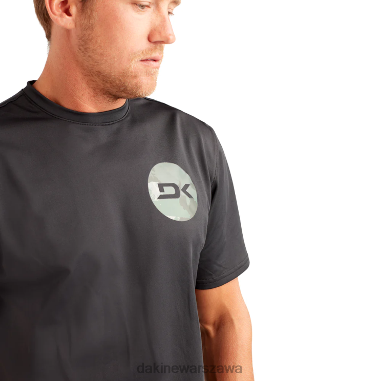 Dakine mężczyźni Mission luźny krój z krótkim rękawem rashguard załogi B0XJ2247 kamuflaż czarny / wierzchołkowy odzież