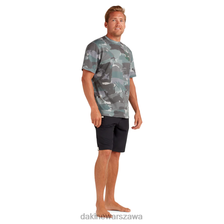 Dakine mężczyźni Mission luźny krój z krótkim rękawem rashguard załogi B0XJ2248 wierzchołek kamuflażu mały odzież