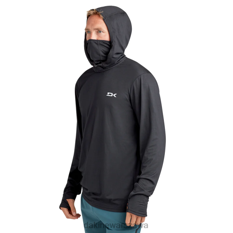 Dakine mężczyźni Pełna misja, luźna bluza z długim rękawem B0XJ2222 czarny odzież