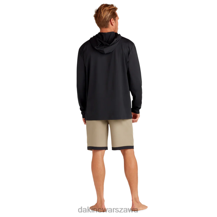 Dakine mężczyźni Rashguard o luźnym kroju z długim rękawem B0XJ2231 czarny/surfowy biały odzież