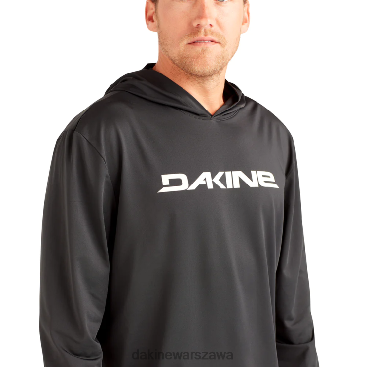 Dakine mężczyźni Rashguard o luźnym kroju z długim rękawem B0XJ2231 czarny/surfowy biały odzież