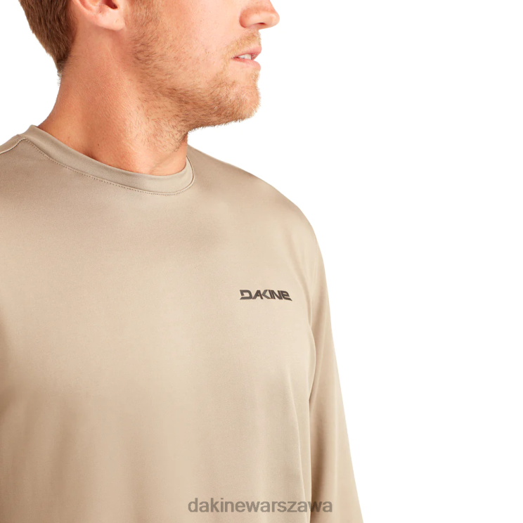 Dakine mężczyźni Załoga Rashguard o luźnym kroju i długim rękawie Mission B0XJ2243 terra khaki odzież