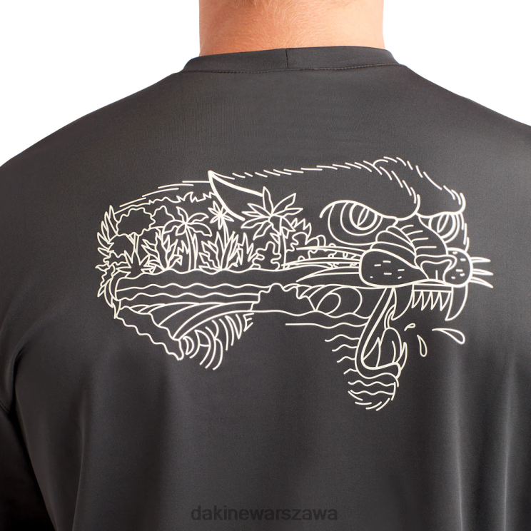 Dakine mężczyźni Załoga Rashguard o luźnym kroju i długim rękawie Mission B0XJ2244 czarny odzież